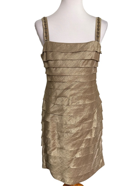 Jones New York Dresses & Skirts - Jones New York Gold Metallic Tank Dress